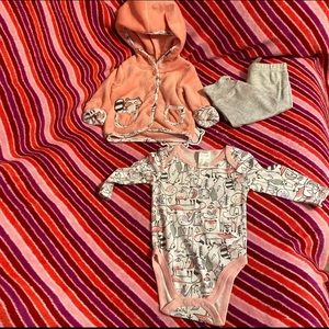 0-3M 3 piece outfit